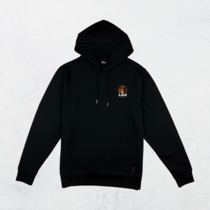 Hoodie Reppin x Concrete Lions (Back Design – Zwart)